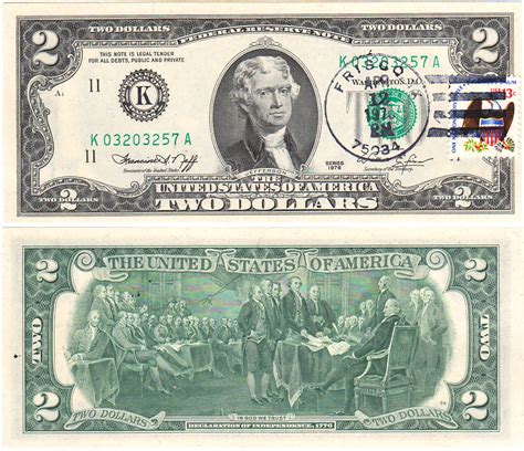 How much is a 1976 two dollar bill worth - However, collectors may be willing to pay more for its collectible value. A 1976 $2 bill in uncirculated condition is worth around $6. 50 – $7, while a 1976 $2 bill in circulated condition is worth around $3. 00 – $4. 00. Uncirculated 1976 $2 bills are much more valuable due to their higher grade and perfect condition.